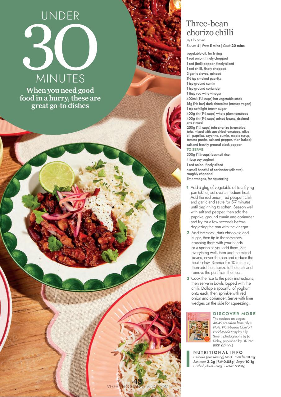 Vegan Food & Living Magazine Preview Pages