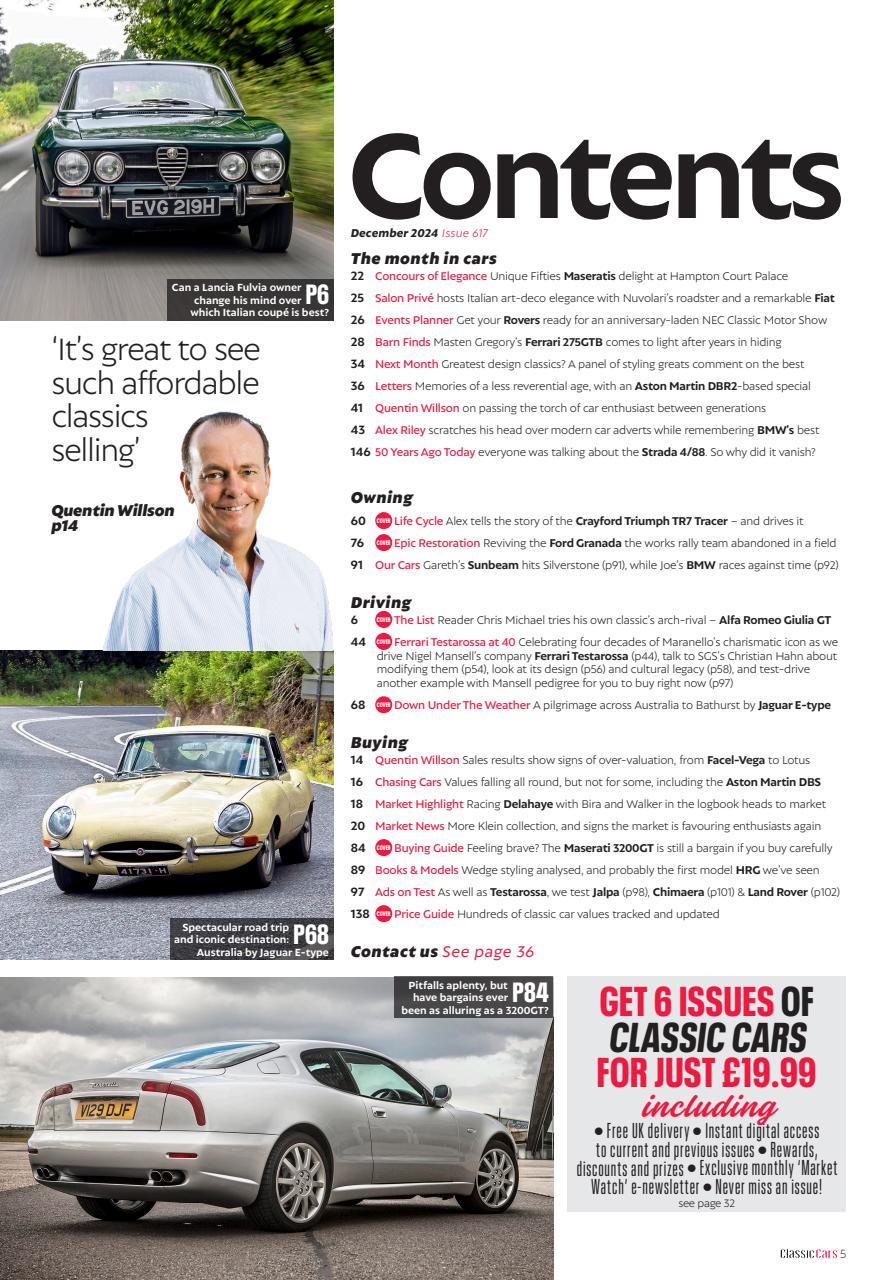 Classic Cars Preview Pages