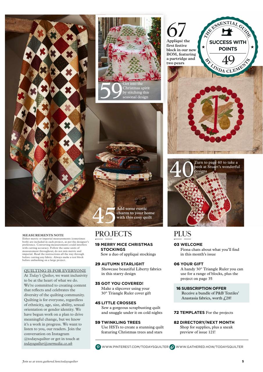 Today’s Quilter Preview Pages