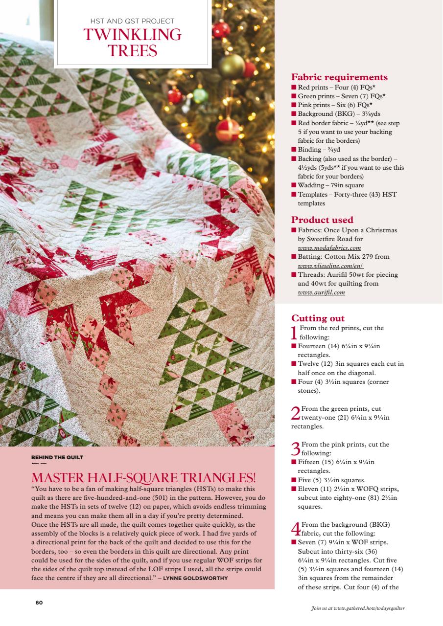 Today’s Quilter Preview Pages