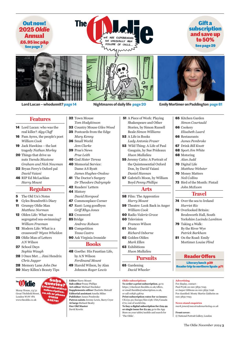 The Oldie Preview Pages