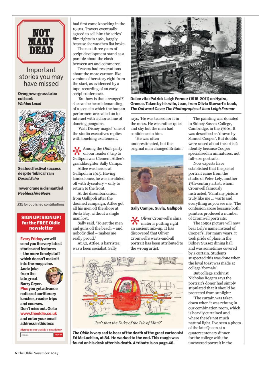 The Oldie Preview Pages