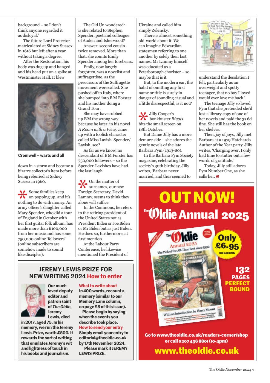 The Oldie Preview Pages