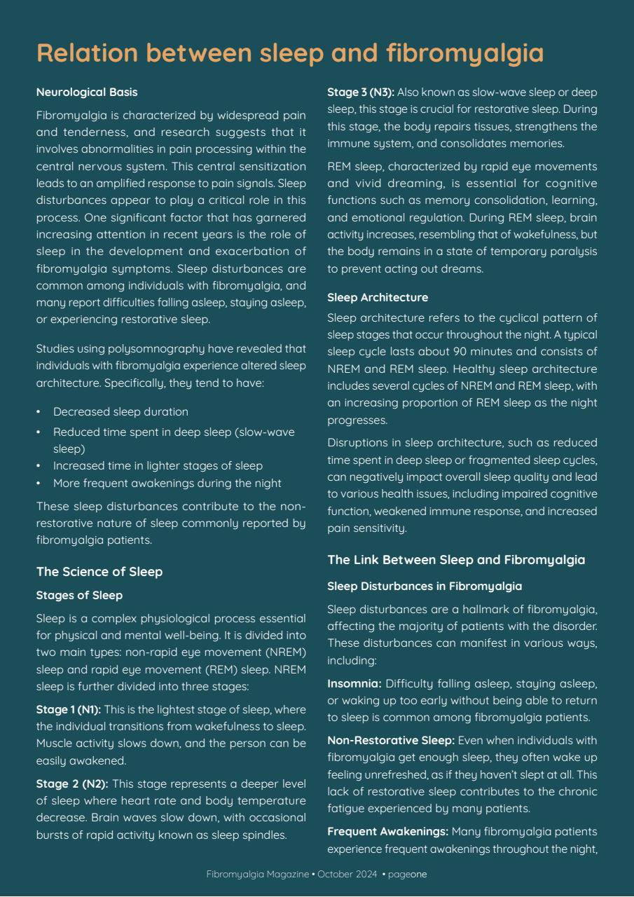 Fibromyalgia Magazine Preview Pages