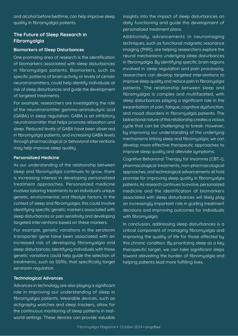 Fibromyalgia Magazine Preview Pages