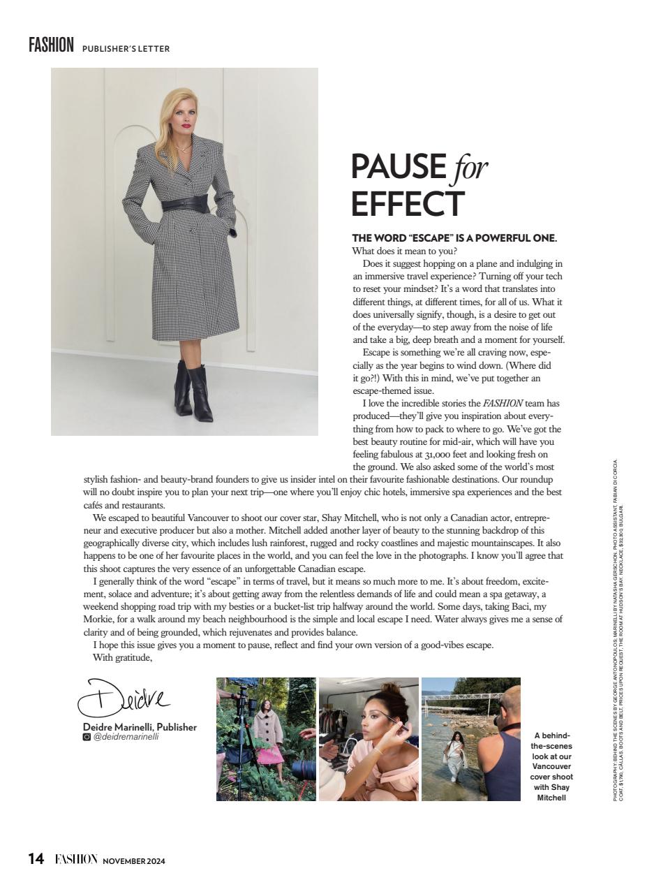 Fashion Magazine Preview Pages