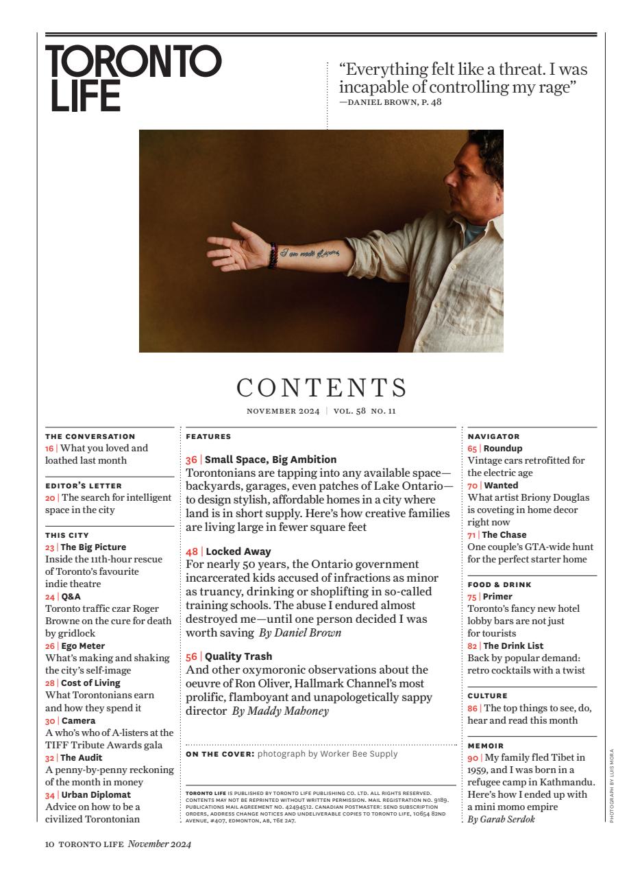 Toronto Life Preview Pages