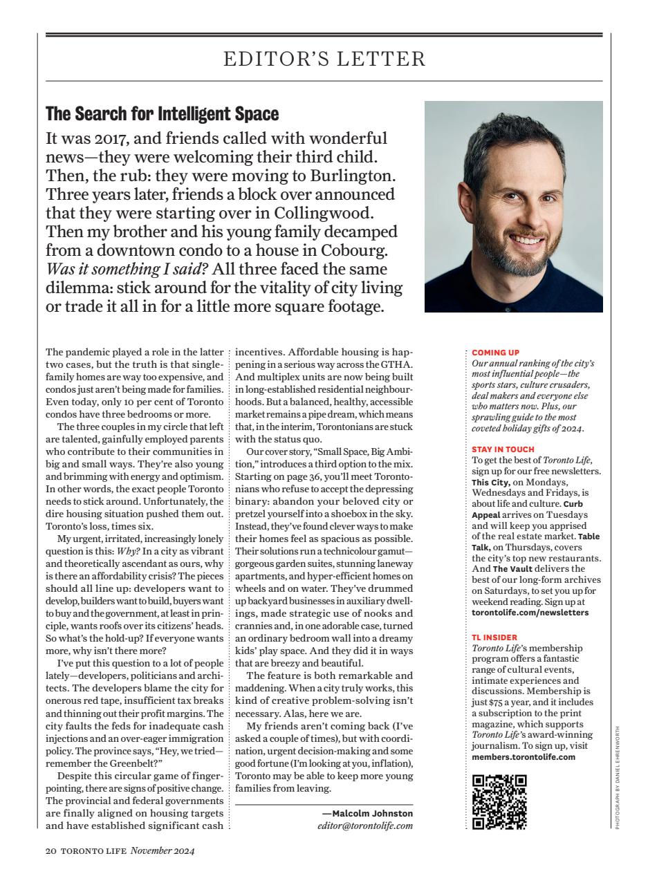 Toronto Life Preview Pages