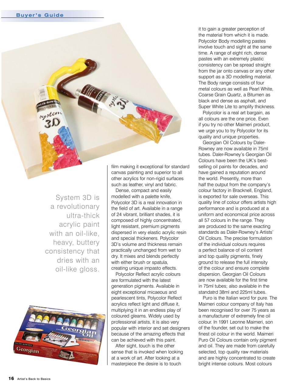 Artists Back to Basics Preview Pages