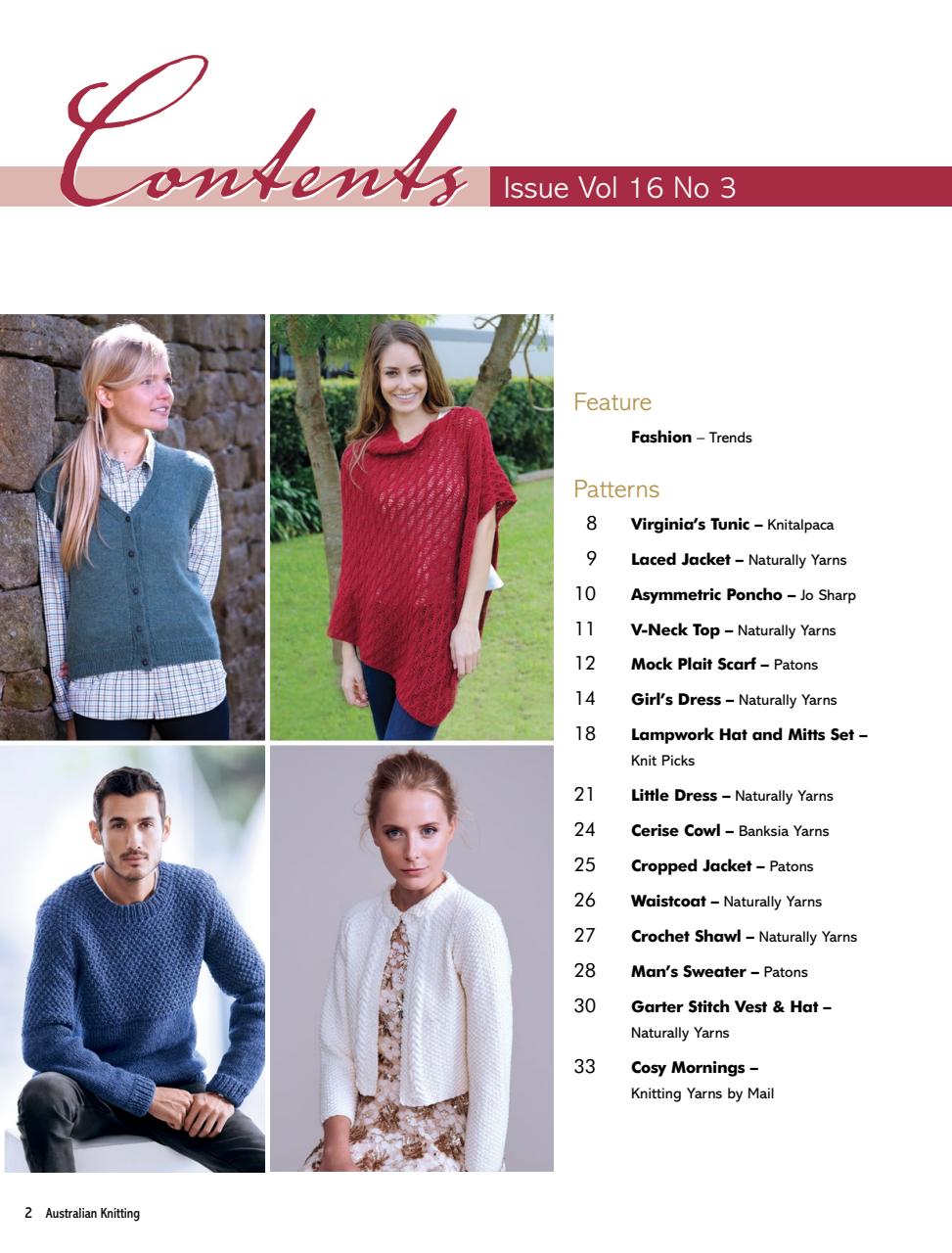 Australian Knitting Preview Pages