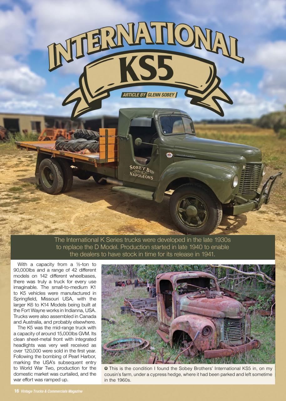 Vintage Trucks & Commercials Preview Pages