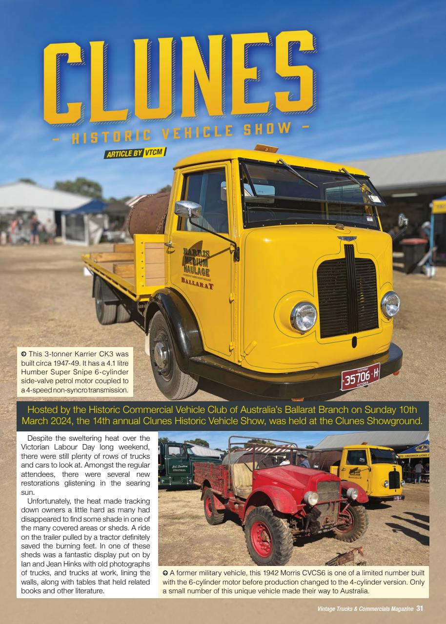 Vintage Trucks & Commercials Preview Pages