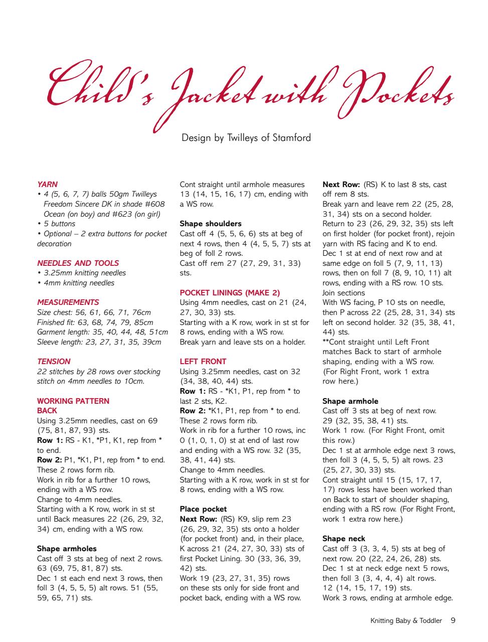 Knitting Baby and Beyond Preview Pages