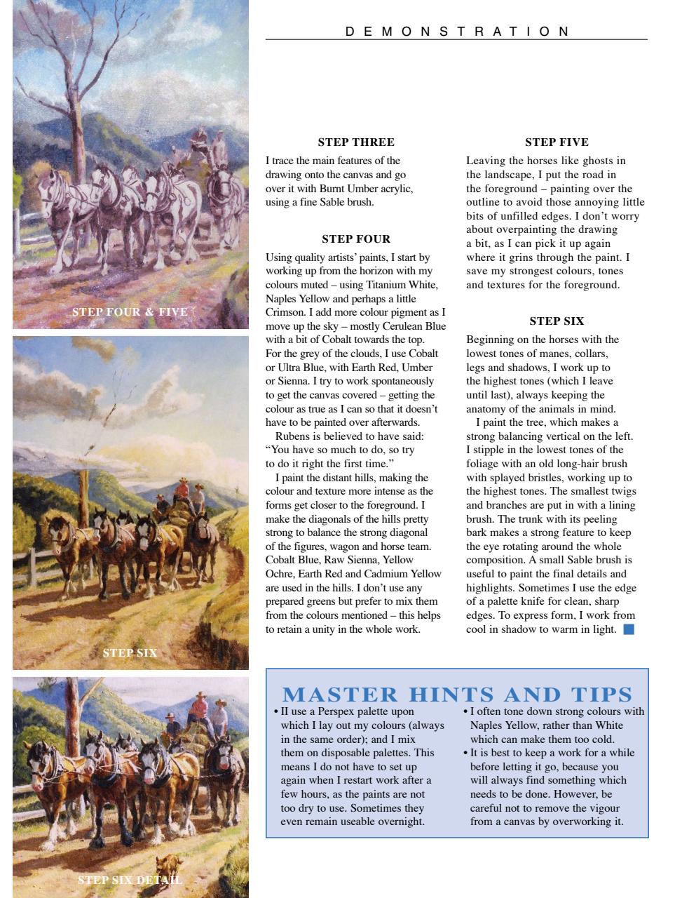 Australian How to Paint Preview Pages