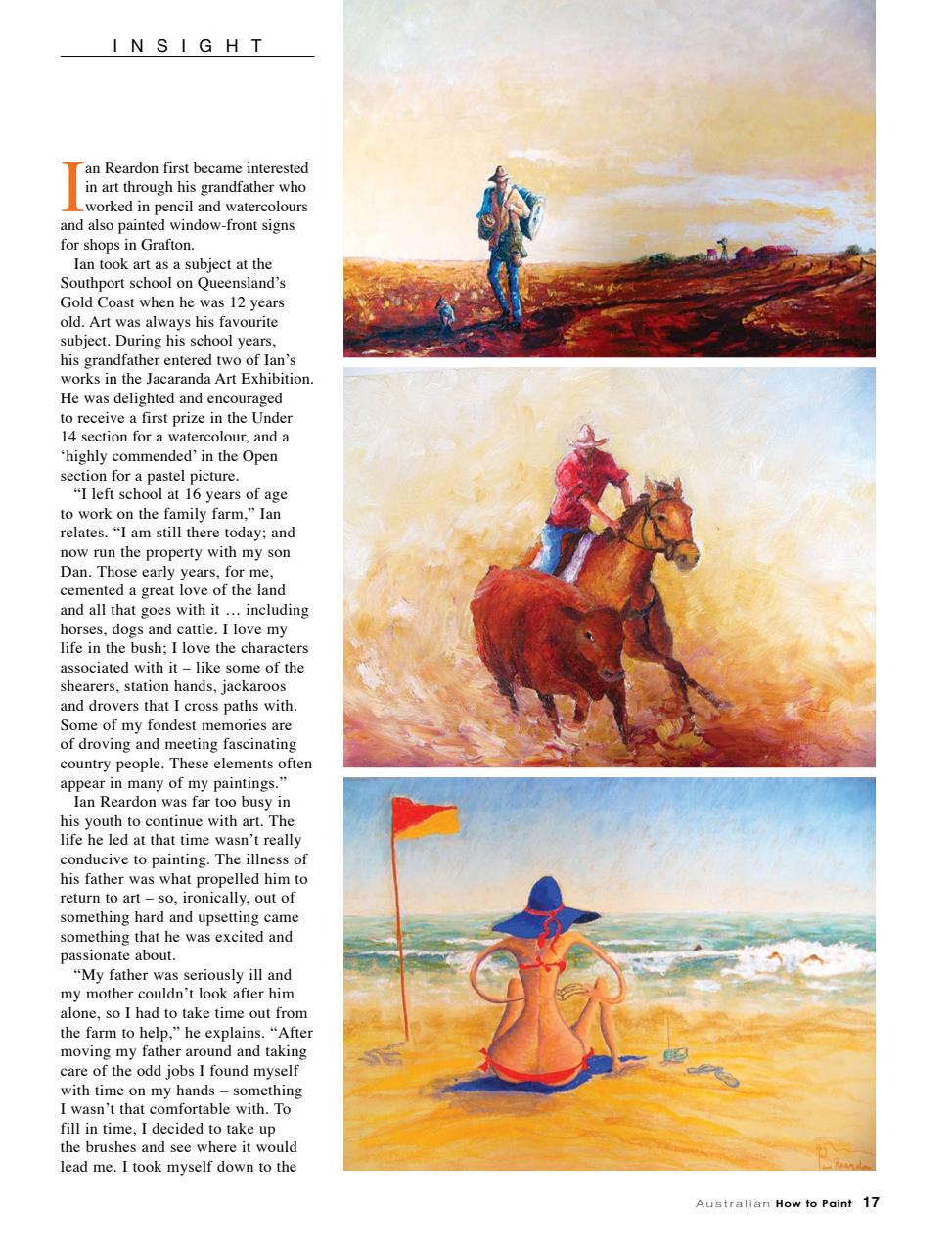 Australian How to Paint Preview Pages