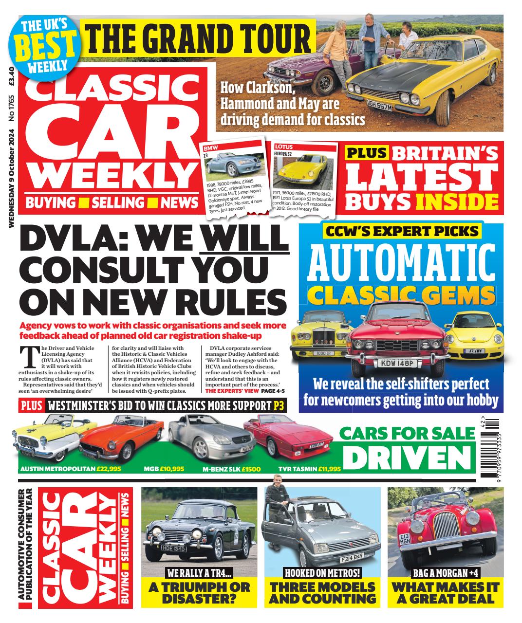 Classic Car Weekly Preview Pages