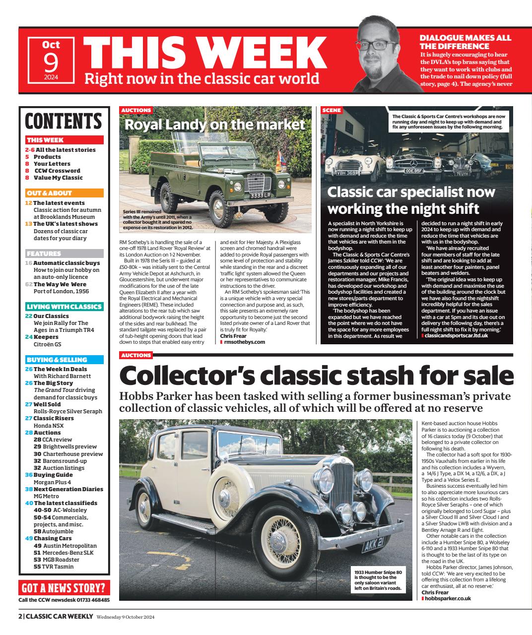 Classic Car Weekly Preview Pages