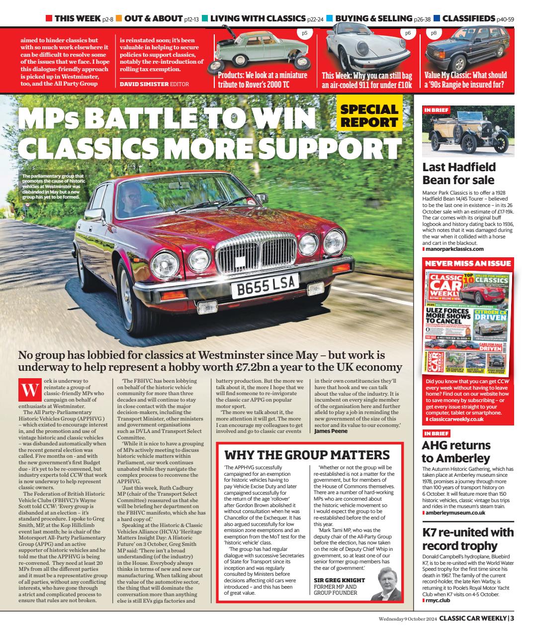 Classic Car Weekly Preview Pages