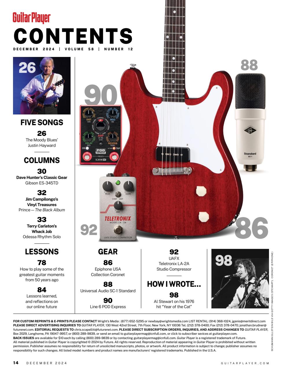 Guitar Player Preview Pages