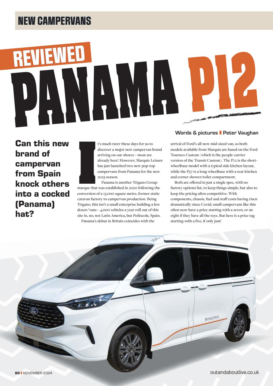 Campervan Preview Pages