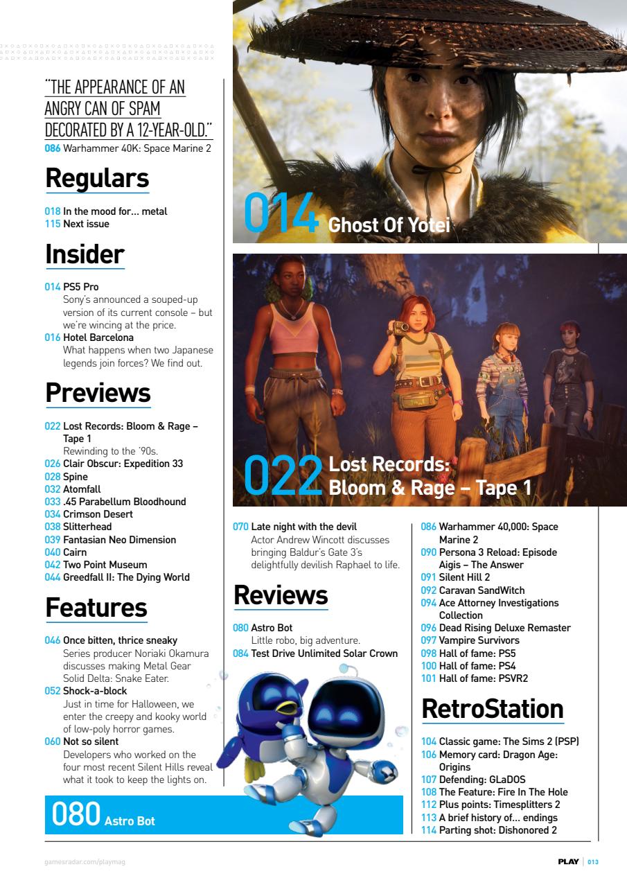 PLAY Magazine Preview Pages