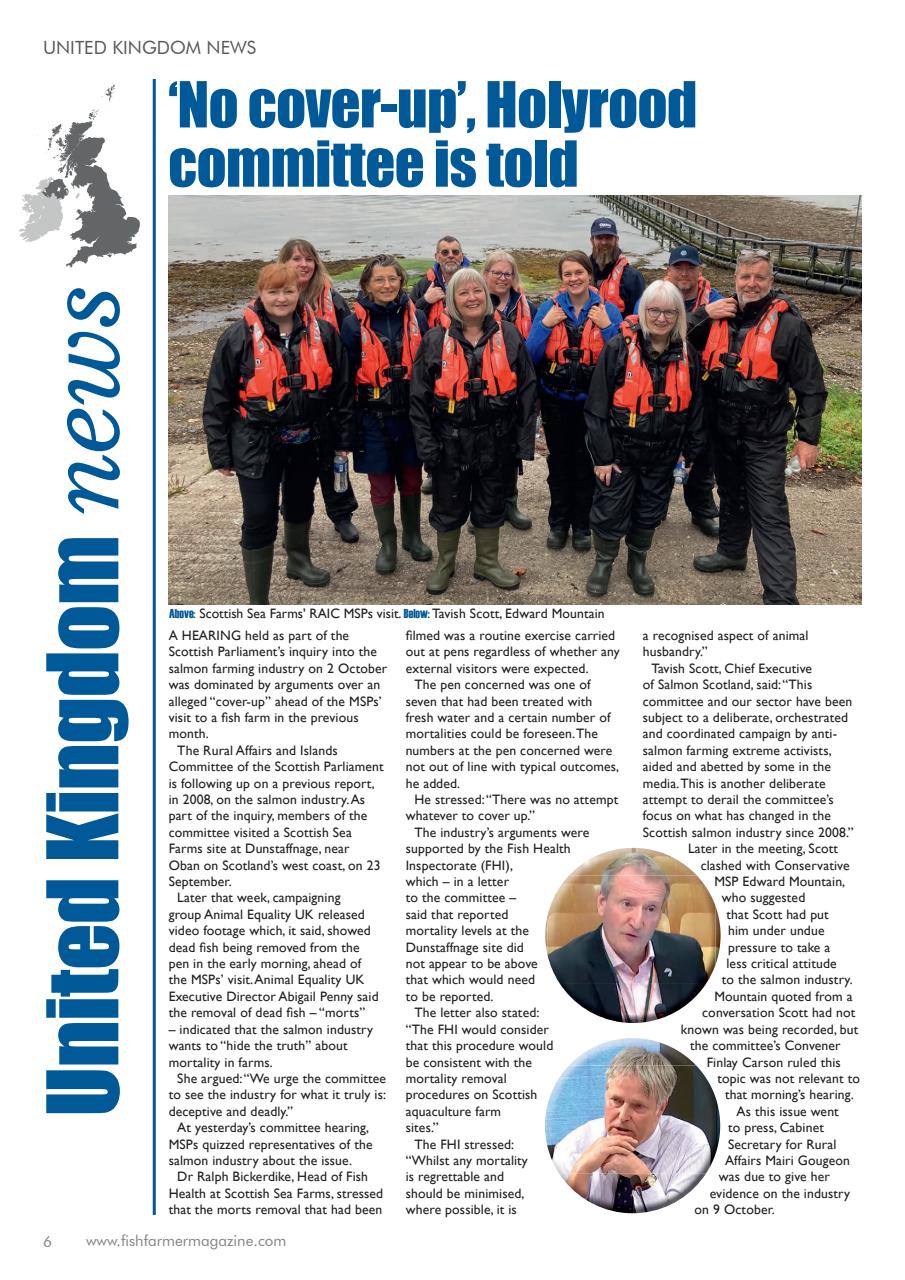 Fish Farmer Magazine Preview Pages