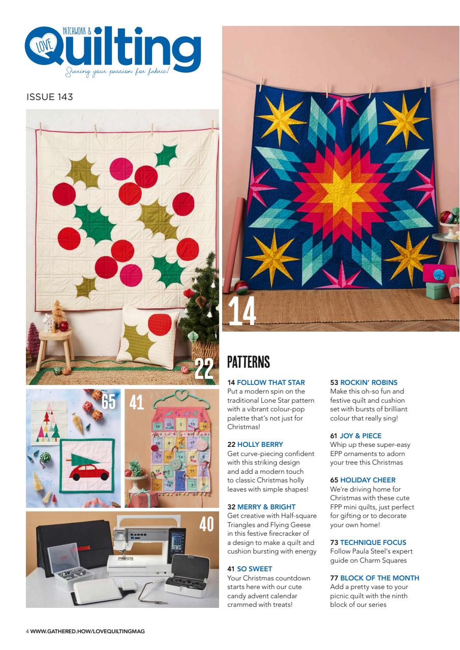 Love Patchwork & Quilting Preview Pages