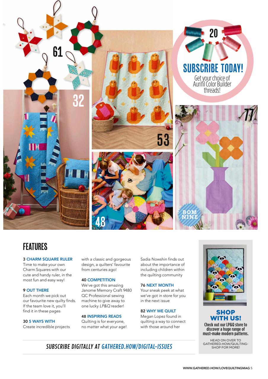 Love Patchwork & Quilting Preview Pages