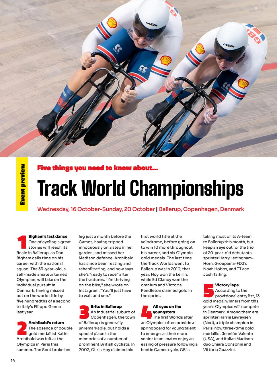 Cycling Weekly Preview Pages