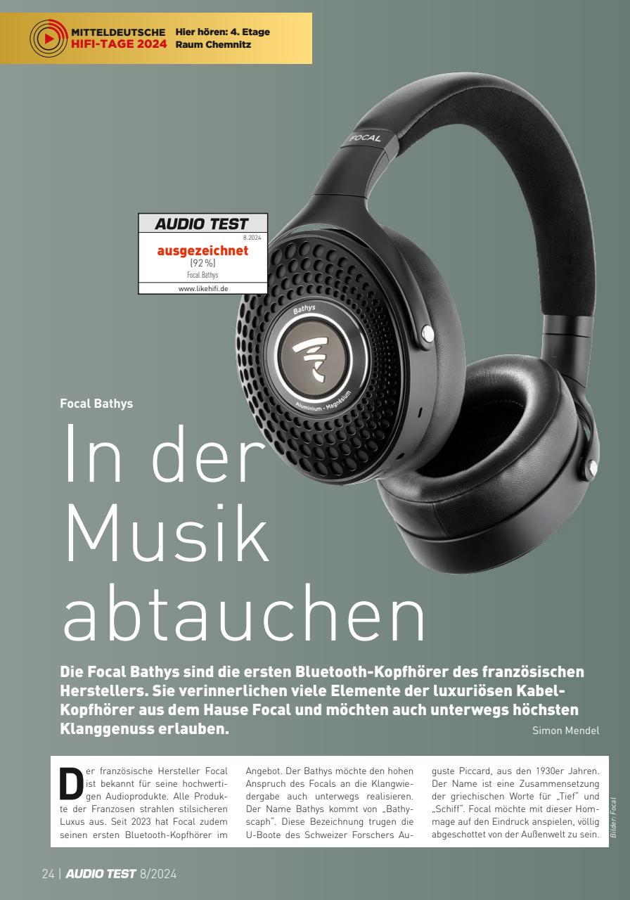 Audio Test Preview Pages