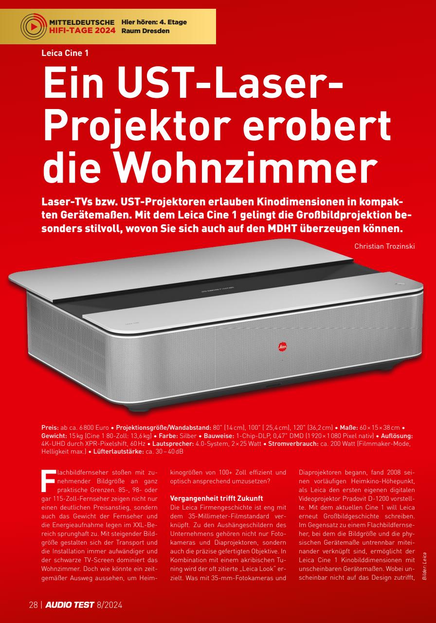 Audio Test Preview Pages