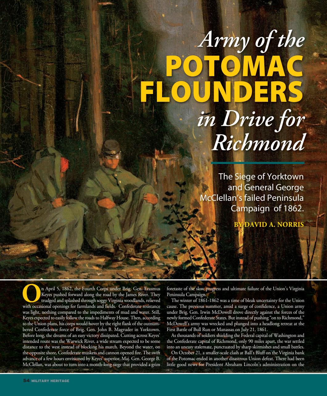 Military Heritage Preview Pages