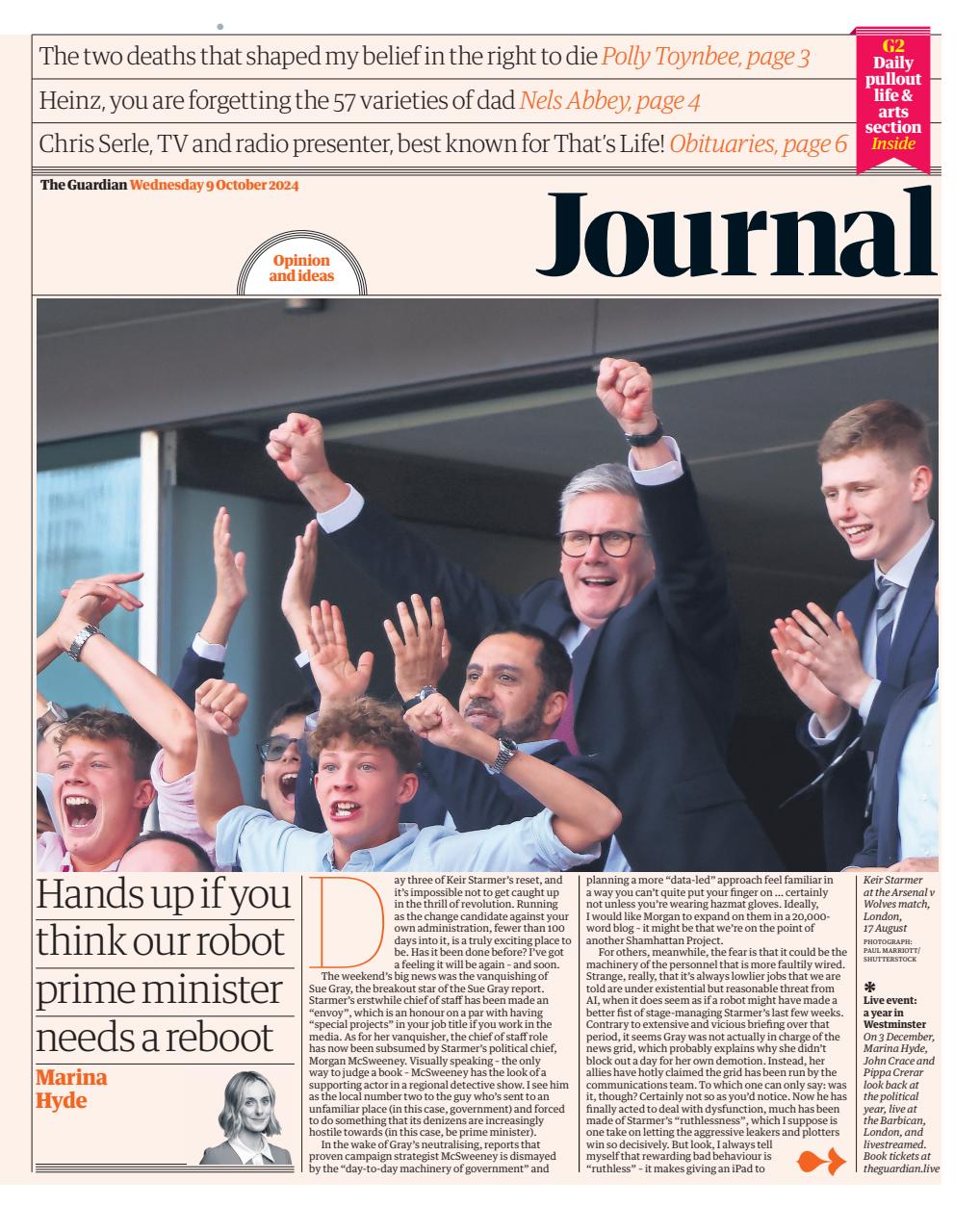 The Guardian Newspaper Preview Pages