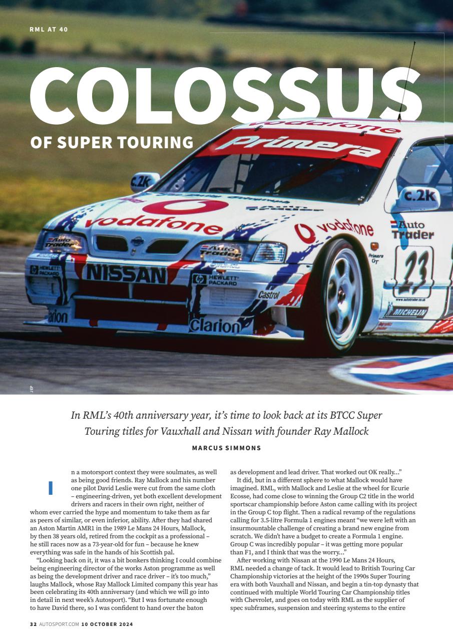 Autosport Preview Pages