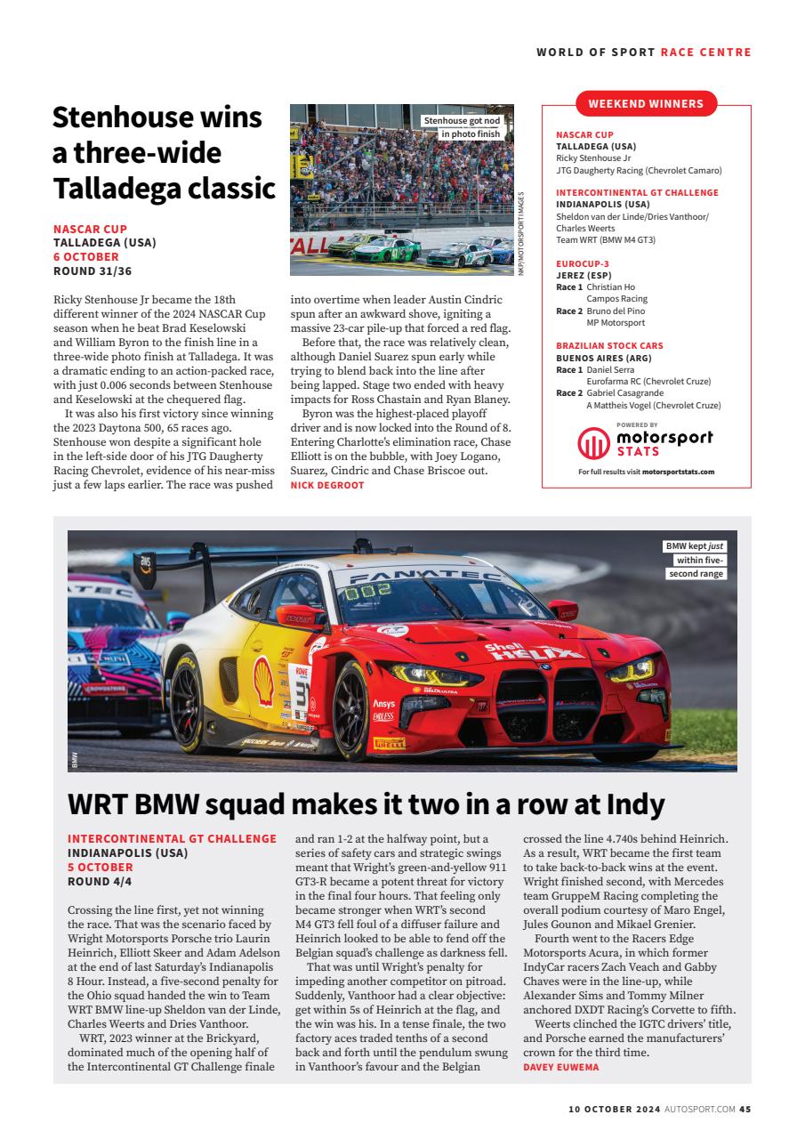 Autosport Preview Pages