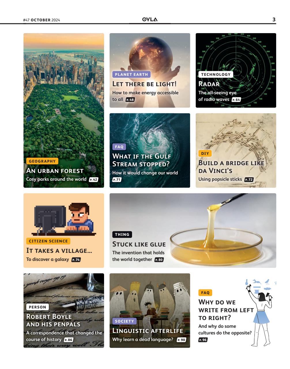 OYLA Magazine Preview Pages