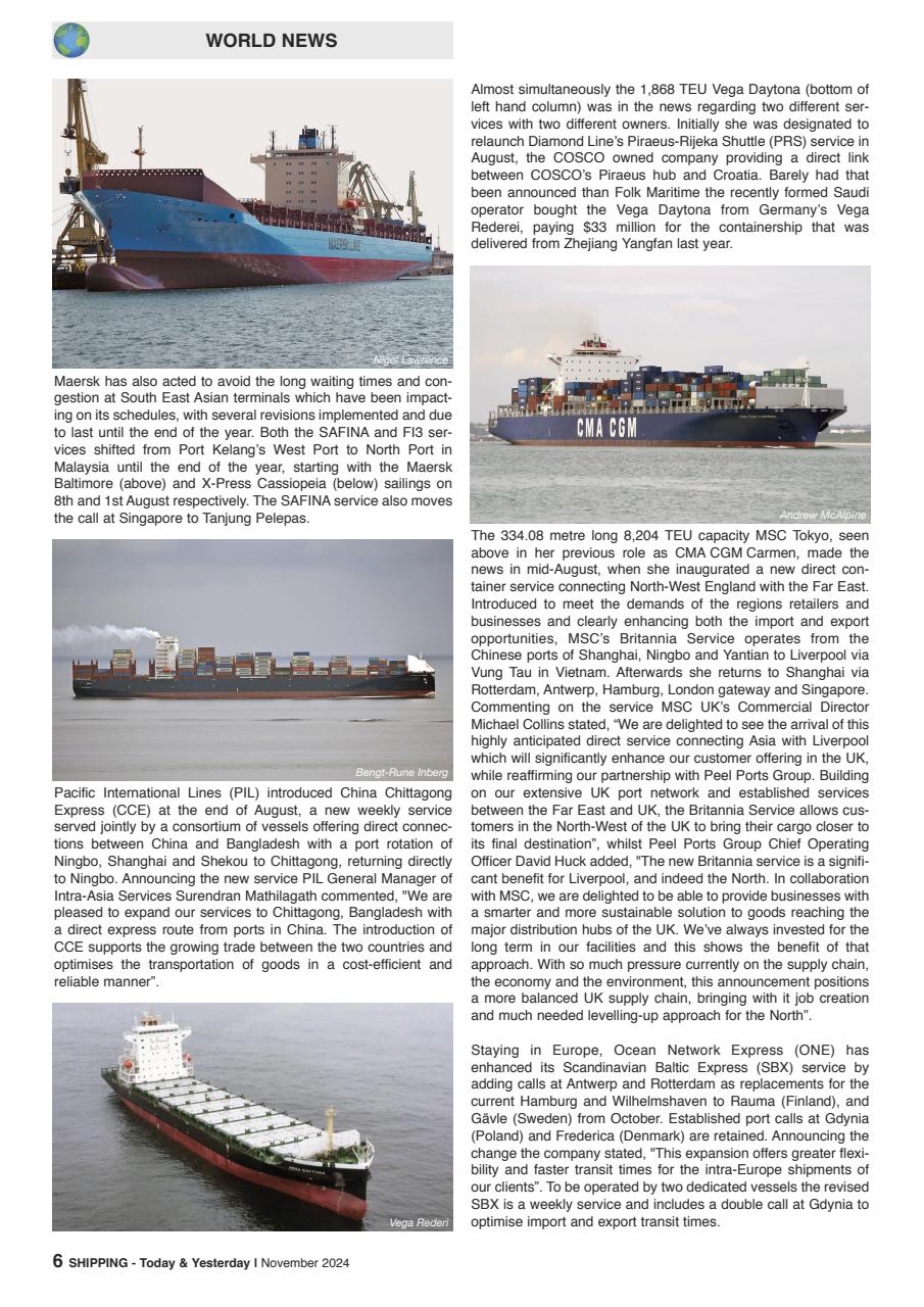 Shipping Today & Yesterday Preview Pages