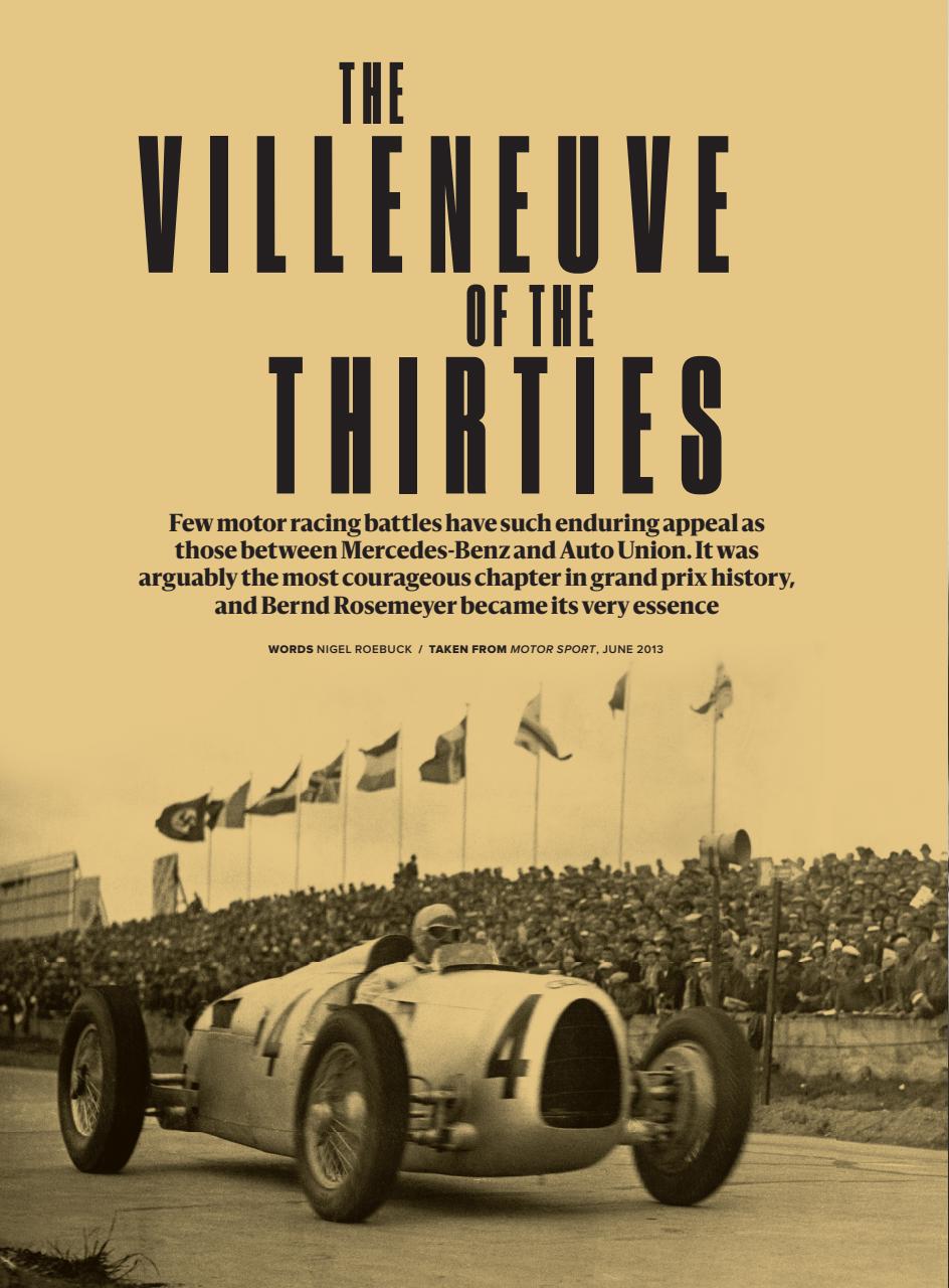 Motor Sport Magazine Preview Pages