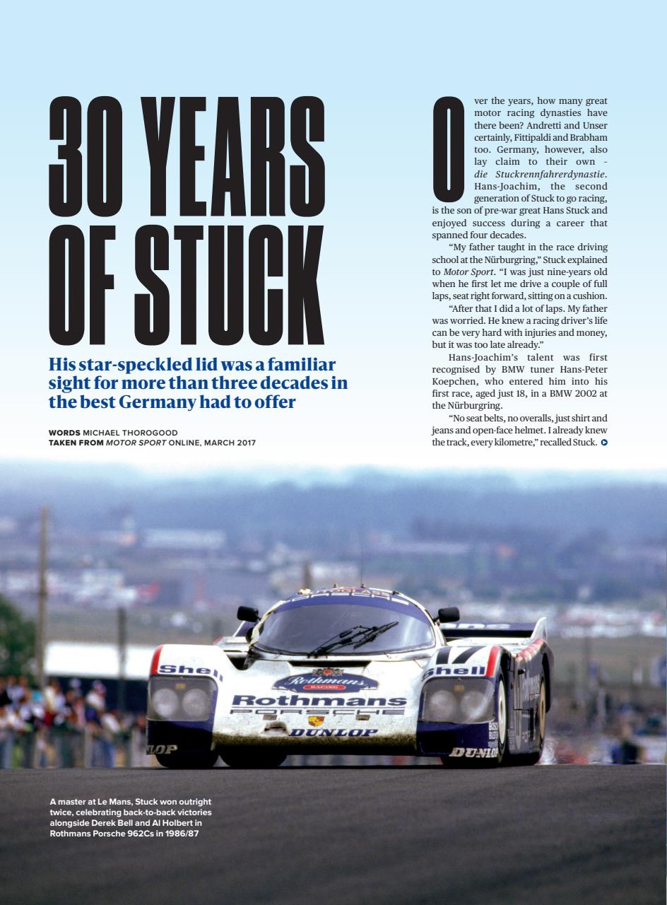Motor Sport Magazine Preview Pages