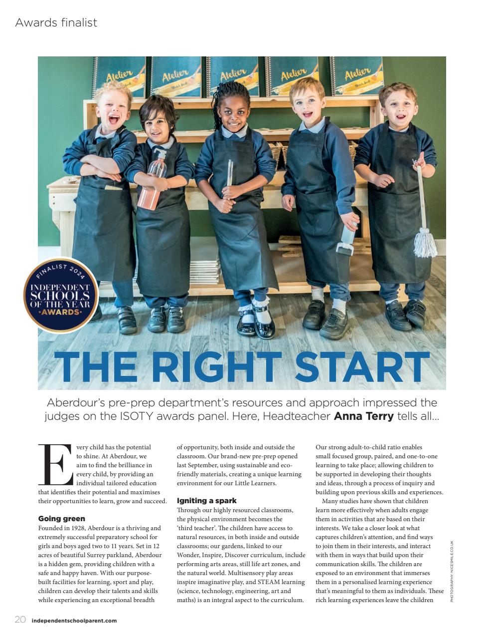Independent School Parent Preview Pages