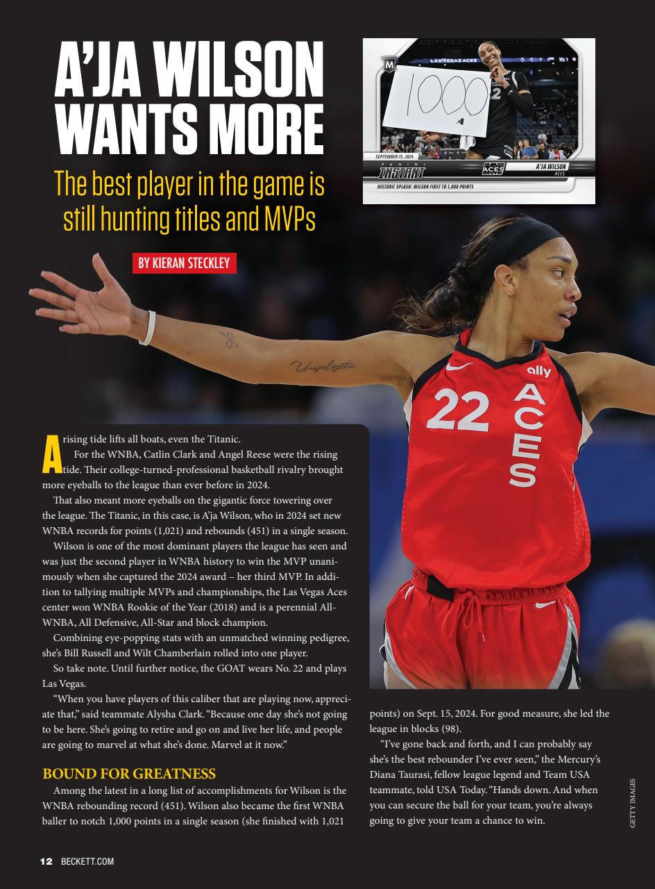 Beckett Basketball Magazine Preview Pages