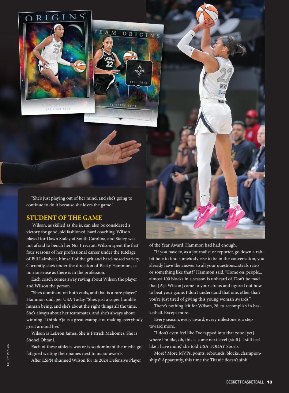 Beckett Basketball Magazine Preview Pages