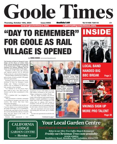 Goole Times issue October 10th 2024