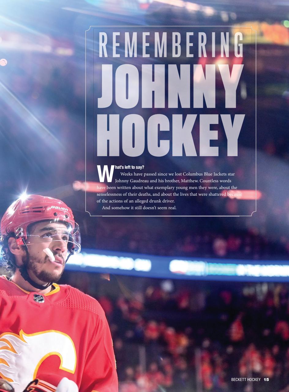 Beckett Hockey Magazine Preview Pages