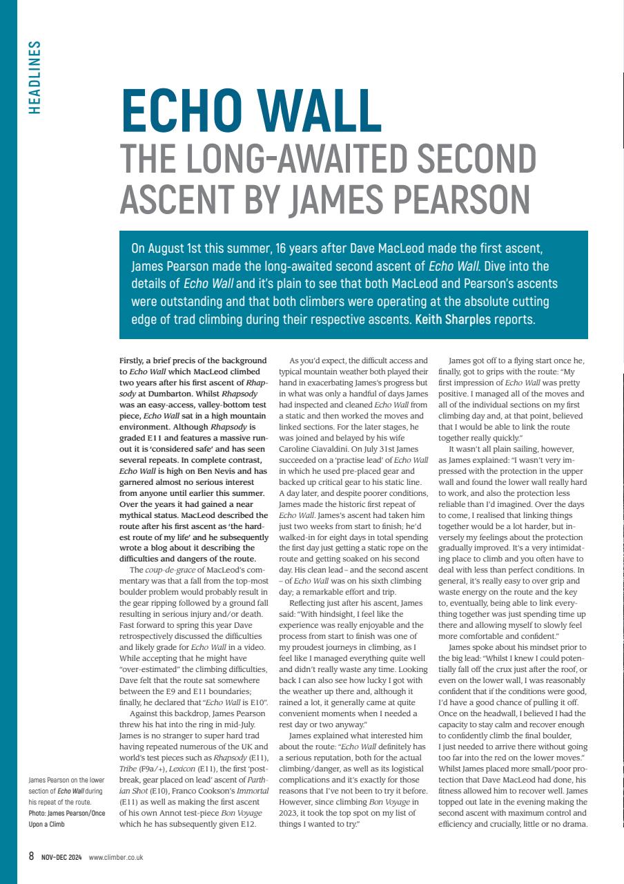 Climber Preview Pages