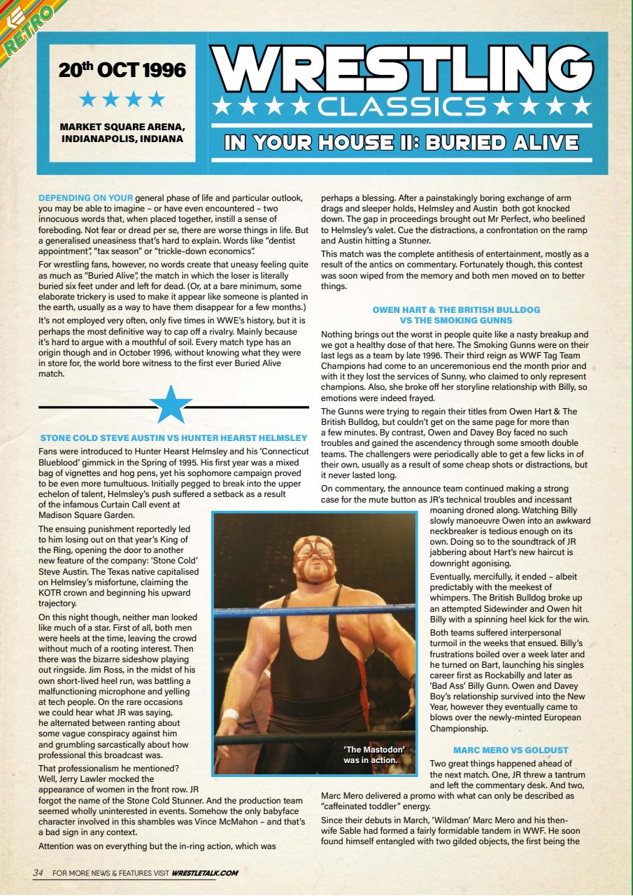 Wrestletalk Magazine Preview Pages