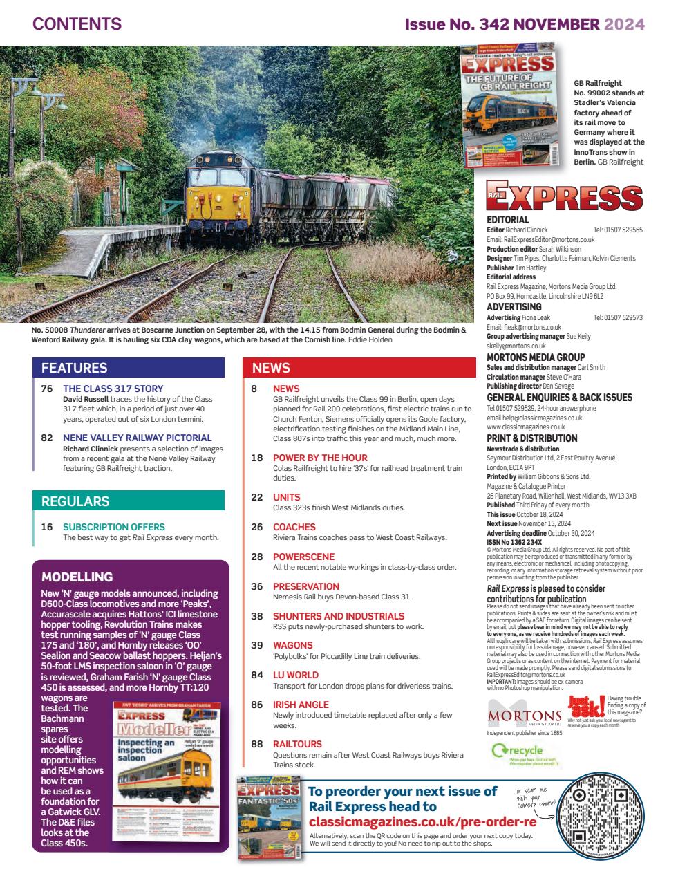 Rail Express Preview Pages