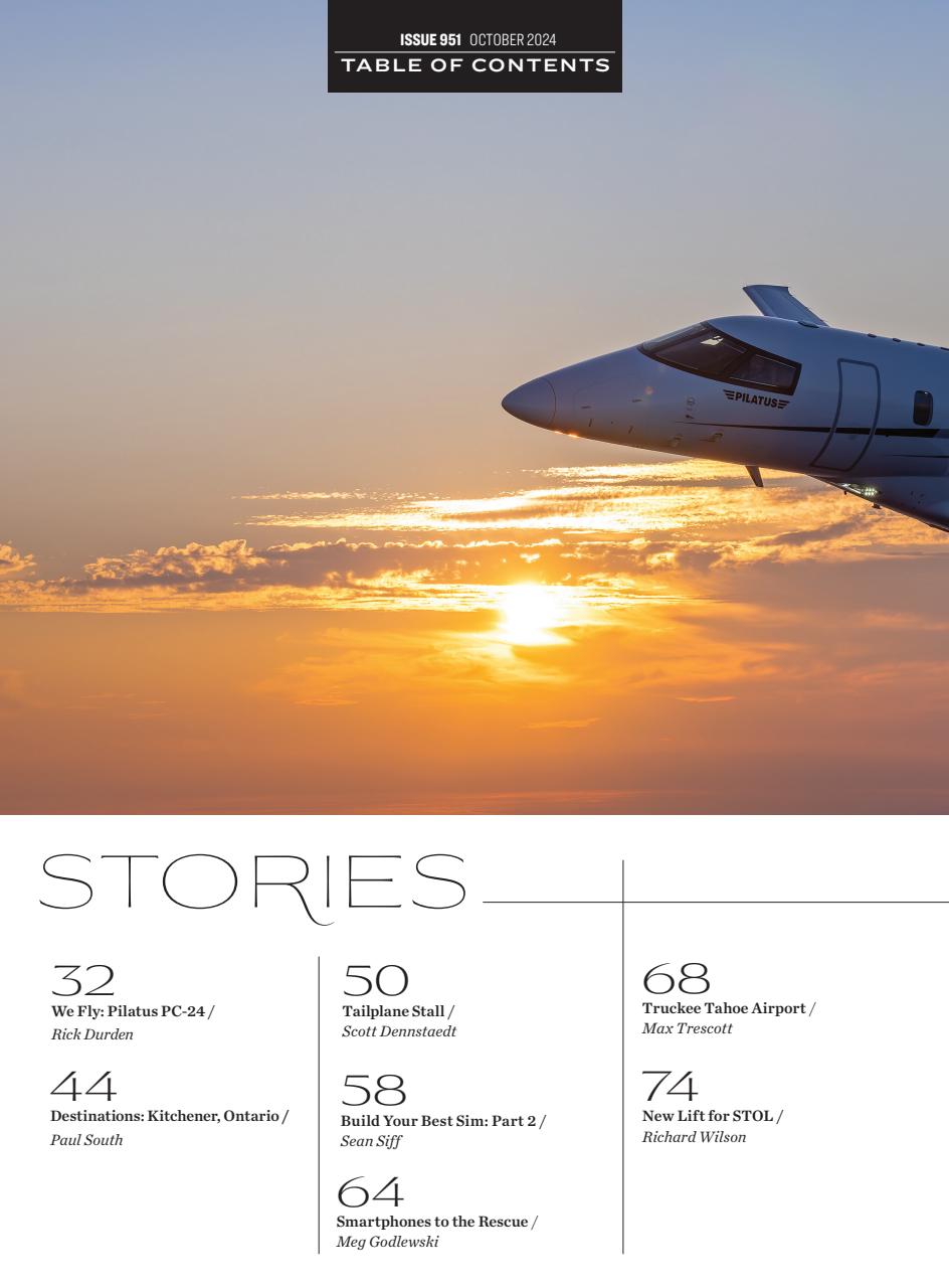 FLYING Magazine Preview Pages