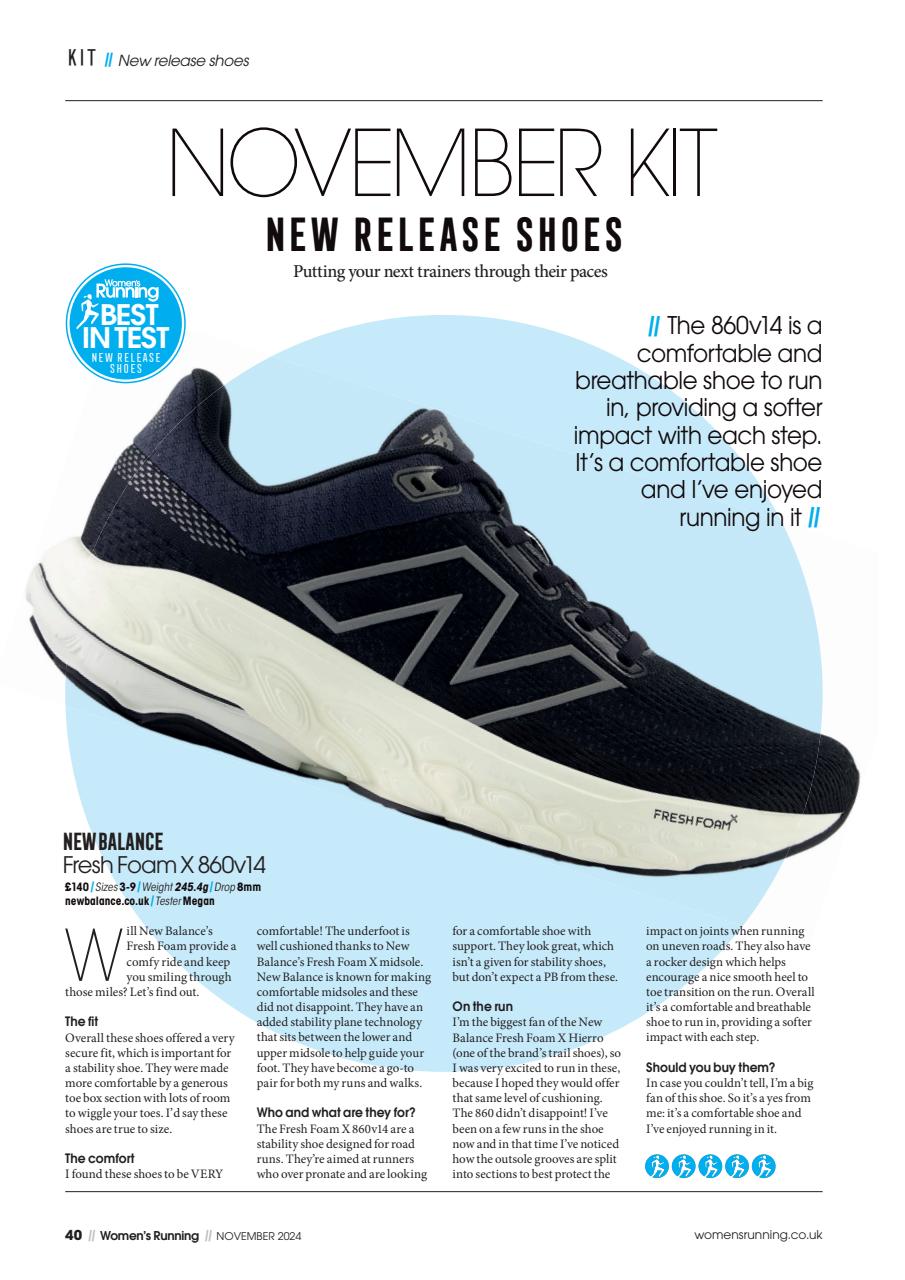 Women’s Running Preview Pages