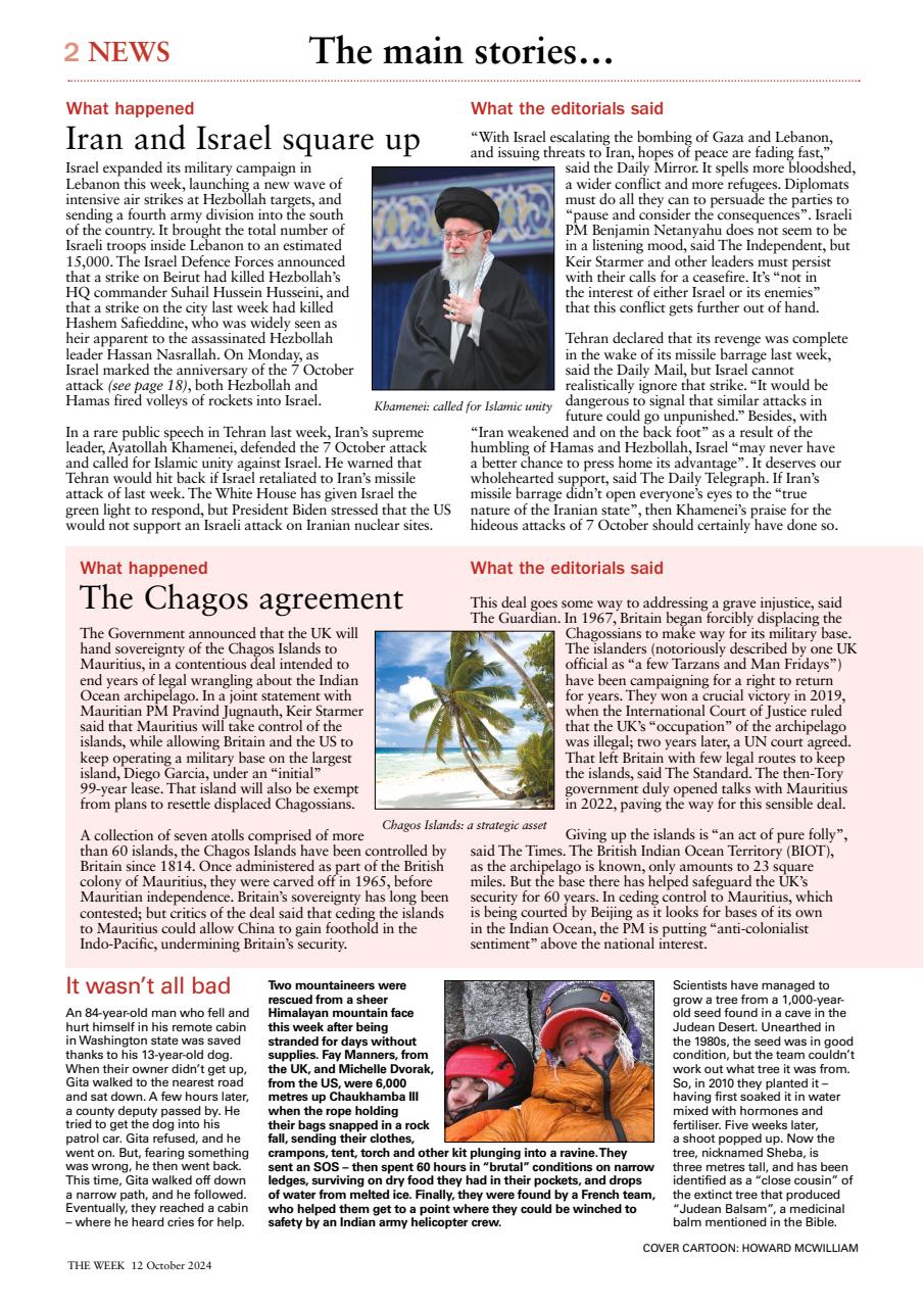 The Week Preview Pages